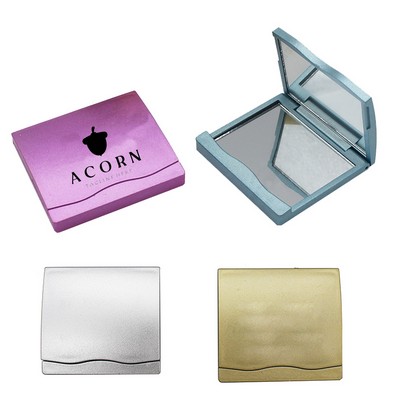 Square Painted Double Sided Makeup Mirror