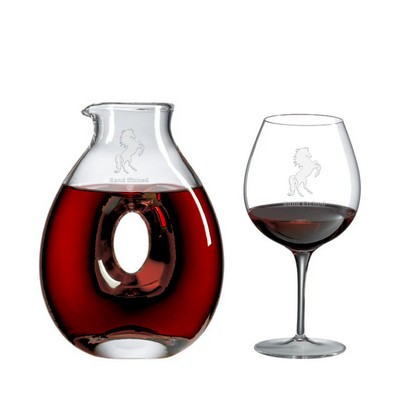 Torus Decanter Gift Set Lead-Free Crystal