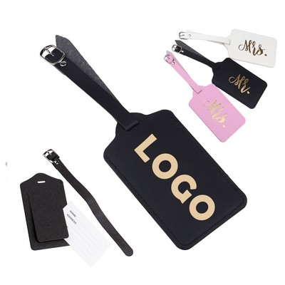 Creative Travel PU Luggage Tag For Couples