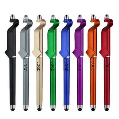 Multi-Function Touchscreen Phone Stand Neutral Pen