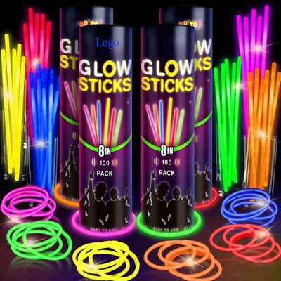 Multi-Color Glow Sticks with Long-Lasting Light