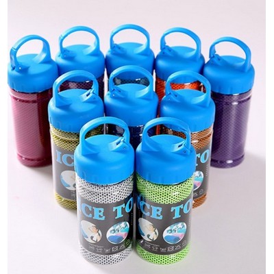 Travel Gym Cooling towel with Bottle