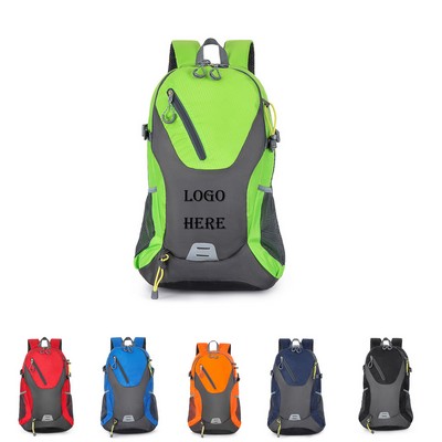 Two Tone Large Capacity Hiking Backpack