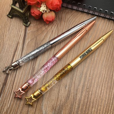 Star Glitter Metal Pen