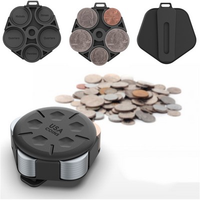 Round Coin Storage Box