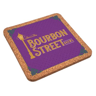 Cork Wood Coaster - Full Color Graphic