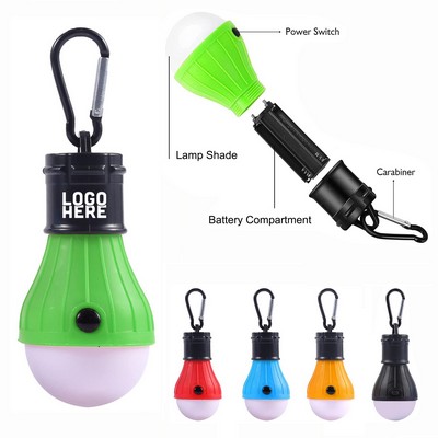 LED Camping Tent Lights With Carabiner