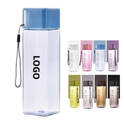 Square 16oz Sports Water Bottle