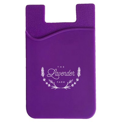 Sillicone Phone Wallet Sleeve with Adhesive Back