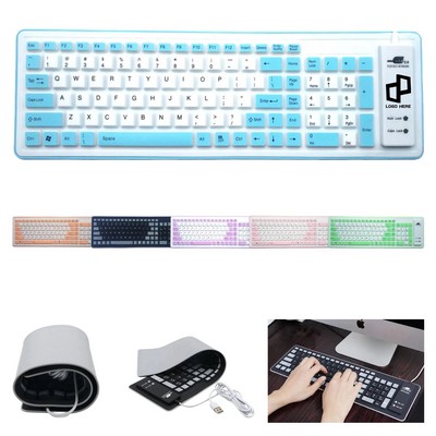 Foldable Usb Silicone Keyboard