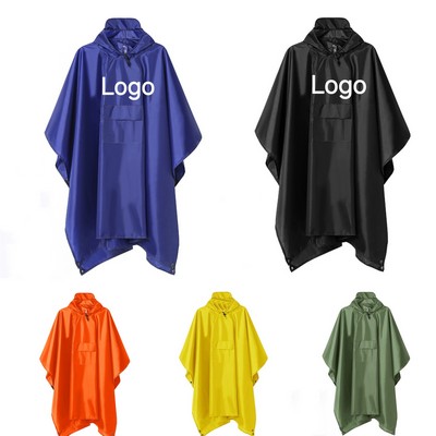 Hooded Rain Poncho