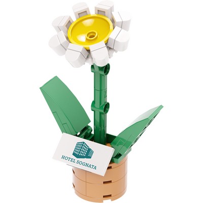 Small Flower Pot Semi-Custom Stock Toy Brick Kit