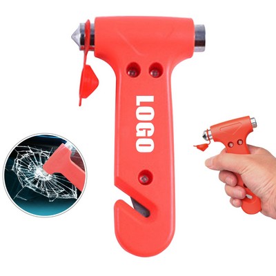 Emergency Hammer With Belt Cutter