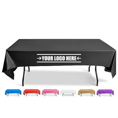 Flat 3-sided Table Cover - fits 6 foot standard