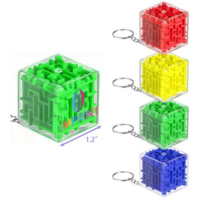 3D Cube Box Mini Maze