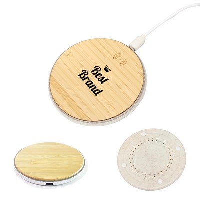 Slim Bamboo Wireless Phone Charger