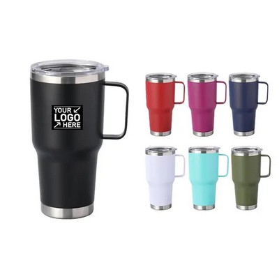 30 oz Insulated Coffee Travel Mug with Handle