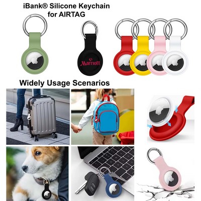 Kidder iBank® Silicone Keychain for AIRTAG