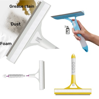 Silicone Scraper With Sprayer For Glass Cleaning Tools