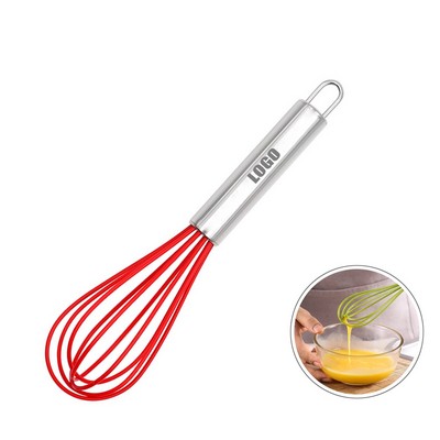 7.87 Inch Colorful Stainless Steel Balloon Whisk Optimal Whipping Tool