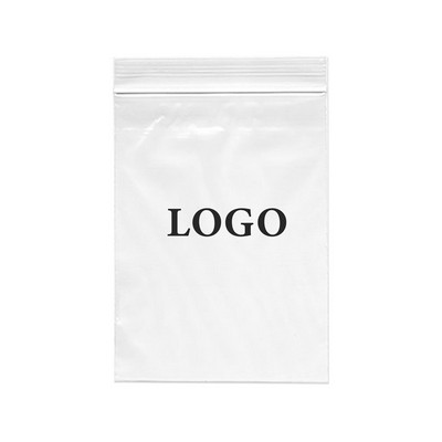 Zip Lock Printed Bags 2 Mil. (Ink Imprinted) 10" x 13"