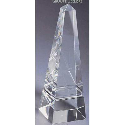 Crystal Awards/Groove Obelisks (10"x2-1/2"sq.)