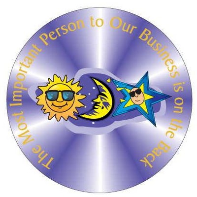 Sun and Moon Photo Hand Mirror (2½" Diameter)