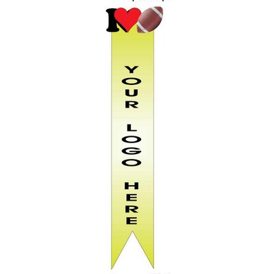 I Love Football Bookmark w/ Black Back