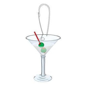 Martini Zipper Pull