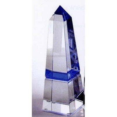 Blue Obelisk Award (2 3/8"x2 3/8"x8")