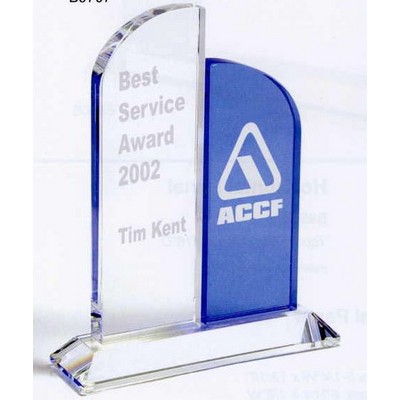 Blue Crystal Double Arch Award