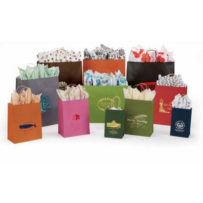 Tints on Kraft Paper Shopping Bags 18"x7"x18"