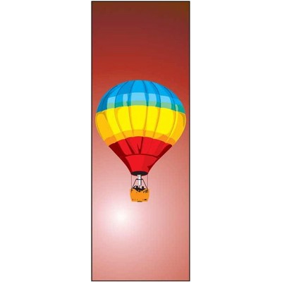 Hot Air Balloon Panoramic Badge w/ Bar Pin