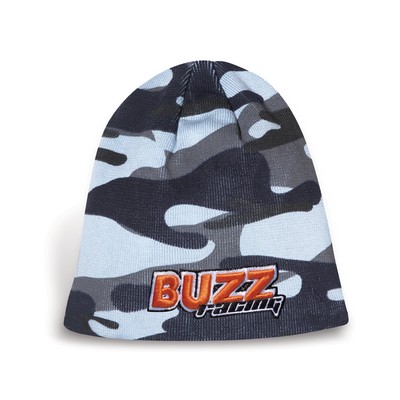 Winnipeg Fine Knit Camo Beanie