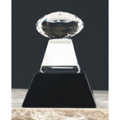 3¾" Crystal Football Award