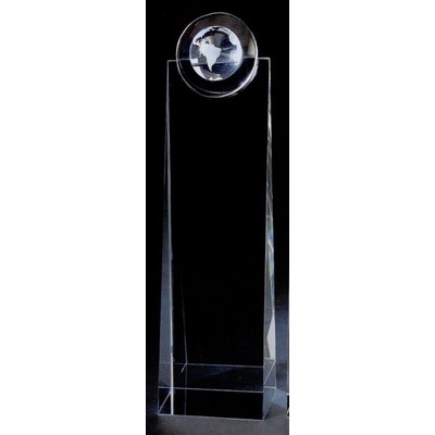 Globe Tower Award (11"x3"x2 1/2")