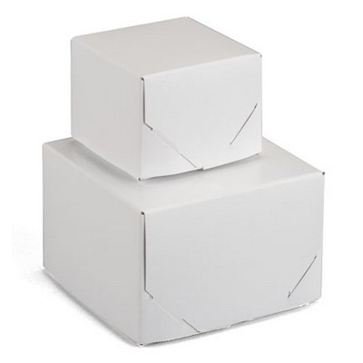 White 2 Piece Lock Corner Box (12"x6"x6")