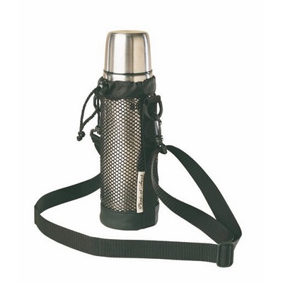 Vacuum Flask in Mesh Carrier