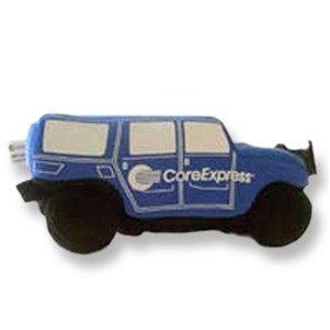 Custom Plush Blue SUV w/ Imprinted Details