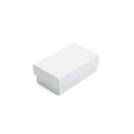 White Krome Jewelry Box (1 3/4" x 1 1/8" x 5/8")