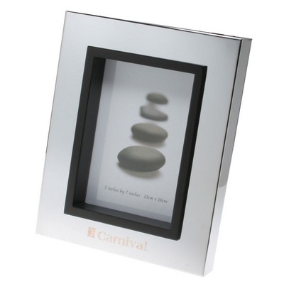 Glossy Silver Galleria Picture Frame (5"x7")