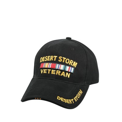 Desert Storm Veteran Deluxe Low Profile Insignia Cap