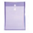 Purple Poly Envelope w/Button String Closure (10 ¼" x 14" x 1")