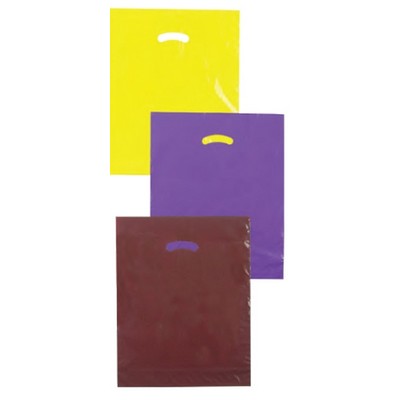 Yellow Super Gloss™ Low Density Single Layer Bag (12"x15")