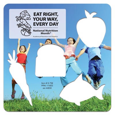 Laminated Healthy Eating Stencil (5-1/8"x5-1/8")