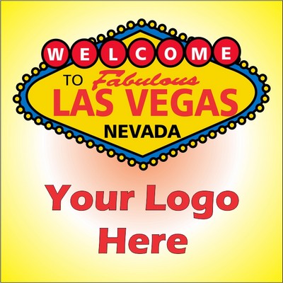 Welcome to Las Vegas Sign Metal Photo Magnet (2.5" Square)