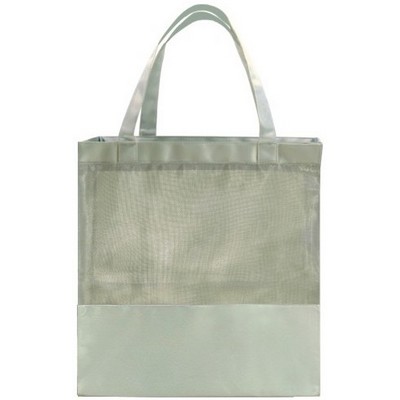 Shimmering Mesh Tote Bag