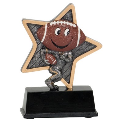 Football Little Pals Resin Award - 5" Tall