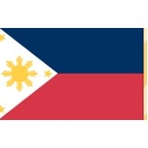 5'x8' Philippines U.N. Nylon Outdoor Flag - Style B