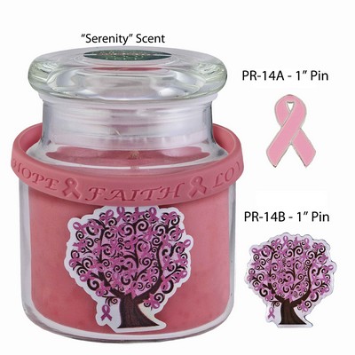 Cancer Awareness Candle Gift Set